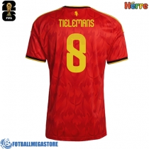 Fotballdrakt Herre Belgia Youri Tielemans #8 Hjemmedrakt VM 2026 Kortermet